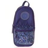 Kaukko Bright Junior Bag Kalem Çantası Taşlı Lacivert K2719