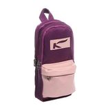 Kaukko Bright Rugan Kalem Çantası Mor 10X22X5 cm Çok Gözlü Düzenleme ve Dayanıklı Yapı
