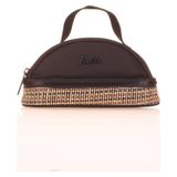 Kaukko Crescent Wicker Kalem Çantası Black K2663 - Siyah