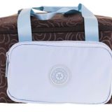 Kaukko Double Colors Kız Çocuk Çizgi Desenli Siyah Mavi Beslenme Çantası (Isı Yalıtımlı) K9086