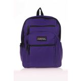 Kaukko Full Pocket Mor Okul Çantası