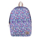 Kaukko K1308 Nature Kaktüs Lila Sırt Çantası