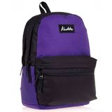 Kaukko K1423 Basic Duble Colors Mor Siyah Sırt Çantası