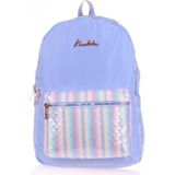 Kaukko K1518 Bright Kapitone Floral Mavi Sırt Çantası