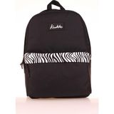 Kaukko K1626 Siyah Zebra Basic Colors Okul Sırt Çantası