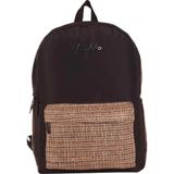 Kaukko K1716 Black Wicker Sırt Çantası
