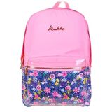 Kaukko K1732 Pink Soft Floral Sırt Çantası