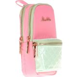 Kaukko K2466 Kapitone-Rose Bright Junior Bag Kalem Çantası