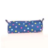 Kaukko K2581 Navy Blue Triangle Punch Kalem Çantası