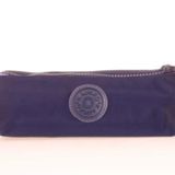 Kaukko K2645 Navy Blue Triangle Dual Crazy Kalem Çantası
