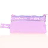 Kaukko K2667 Lila Mirror Baggy Kalem Çantası