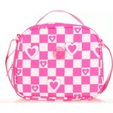 Kaukko K9017 Pink Heart Nature Soft Beslenme Çantası