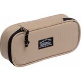 kaukko kalem çantası özel tek bölmeli krem 10x22x5cm k2370 - Yok