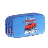 Kaukko Kıds 3 Bölmeli Kalem Çantası (Rubber Speed) L8268