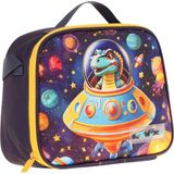 Kaukko Kids Erkek Çocuk Isı Yalıtımlı Okul/piknik Beslenme Çantası (Astrnot Dinazor) L7273 - Mavi - Sarı