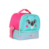 Kaukko Kids Iki Gözlü Isı Yalıtımlı Kız Çocuk Sevimli Koala Yeşil Beslenme Çantası