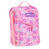 Kaukko Kids Isı Yalıtımlı Kız Çocuk Pembe Sevimli Kedi Büyük Beslenme Çantası