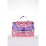 Kaukko Kids & Love Design Lama Beslenme Çantası 3 Litre Renkli Su Geçirmez Malzeme ile 24x15x15