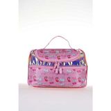 Kaukko Kids & Love Flamingo Aynalı Simli Beslenme Çantası 24 x 15 x 15 cm (L7066)3 Litre Kapasite Renkli Su Geçirmez Malzeme