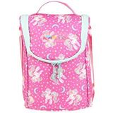 Kaukko Kids Love Kaukko Kids Beslenme Çantası Simli Nakışlı Unicorn L7140 Pembe