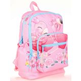 Kaukko Kids Pembe Flamingo Kiz Cocuk Okul Sirt Cantasi