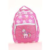 Kaukko Kids Simli Nakışlı Unicorn Pembe Kız Çocuk Okul Sırt Çantası