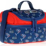 Kaukko Kids&love Erkek Çocuk Lacivert Kırmızı Köpekbalığı Beslenme Çantası - Isı Yalıtımlı