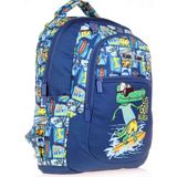 Kaukko Kids&Love Erkek Çocuk Lacivert Timsah İlkokul Okul Sırt Çantası