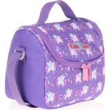 Kaukko Kids&love Kız Çocuk Beslenme Çantası - Mor Unicorn - Thermo Astarlı