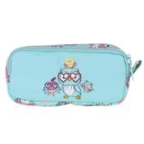 Kaukko Kids&Love OWL Rugan Hologram L8070 Kalem Çantası