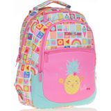 Kaukko Kids&Love Pembe Ananas İlkokul Kız Çocuk Okul Sırt Çantası
