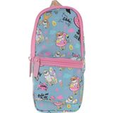 Kaukko Kız Çocuk Nature Junior Bag Flamingo ve Avokado Kalem Çantası