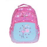 Kaukko L5107 Kids Love Paterned Flamingo İlkokul Çantası
