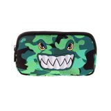 Kaukko L8121 Kids Love Square Dinosaur 3 Bölmeli Kalem Çantası