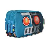 Kaukko L8130 Sweet Robot Kids Love 3 Bolmeli Kalem Çantası