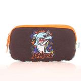 Kaukko L8175 Cube Shark Siyah Kids 3 Bölmeli Kalem Çantası