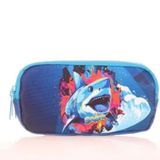 Kaukko L8185 Layer Shark Mavi Kids 3 Bölmeli Kalem Çantası