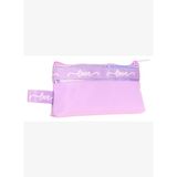 Kaukko Mirror Love Şeritli Kız Çocuk Pembe Cüzdan Tip Tek Gözlü Kalemlik - K2667