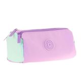 Kaukko Quick 2 Bölmeli Kalem Çantası (Lilac) K2702