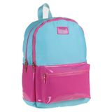 Kaukko Rugan Leather Turkuaz Pembe Okul Çantası