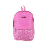 Kaukko Soft Floral Pembe Çiçekli Okul Sırt Çantası
