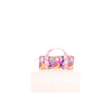 Kaukko Travel Double Strıpe Kalem Çantası (Pink)