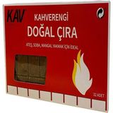 Kav Doğal Çıra Kahverengi 32LI Paket
