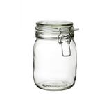 Kavanoz Hava Geçirmez Kilitli Kapağa Sahiptir Contalı Aroma Koruyucu A Kalite 1 Lt 17x12 Cm Meridyendukkan