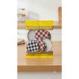 Kavanoz & Konserve Kapağı 82 ml 10 Ad - Çok Renkli
