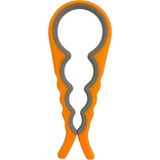 Kavanoz ve Şişe Açacağı – Turuncu Boy Ergonomik, Silikon Kaymaz Kavrama, Kavanoz ve Şişe Kapak - 0 - 199 ml - 000-Siyah