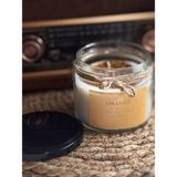 Kavanozda Portakallı Mum - Doğal Soya Wax - 200 gr - Beyaz