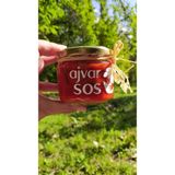 KAVANOZUM Ev Yapımı Ajvar Sos Cam Kavanoz 300 gr