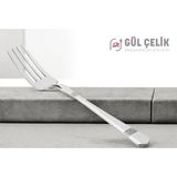 Kaveh 12 Kişilik Yemek Çatalı Alvina Model 304 Kalite 18/10 Paslanmaz Çelik