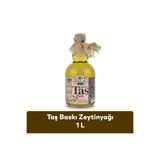 KAVLAK Taş Baskı Soğuk Sıkım Zeytinyağı 1 Lt Gallone Cam Şişe